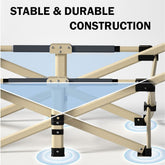 Camping Portable Folding Stretcher Bed – Recliner Mat (Grey)